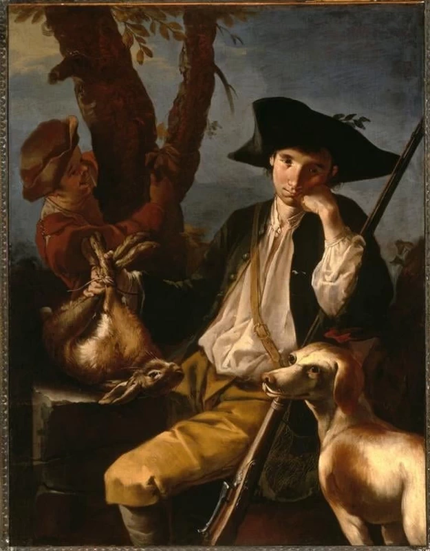 Cacciatore a riposo